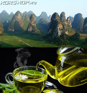 зеленый чай Юнь У облачный туман китайский зеленый чай